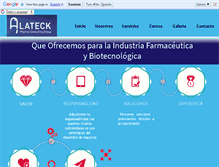 Tablet Screenshot of alateck.com